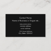 Paar van Dice Visitekaartje (Achterkant)