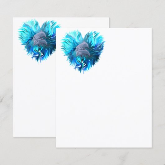 Paar van dolfijnen (Voorkant / Achterkant)