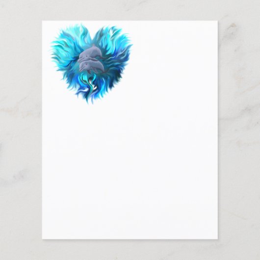 Paar van dolfijnen (Achterkant)