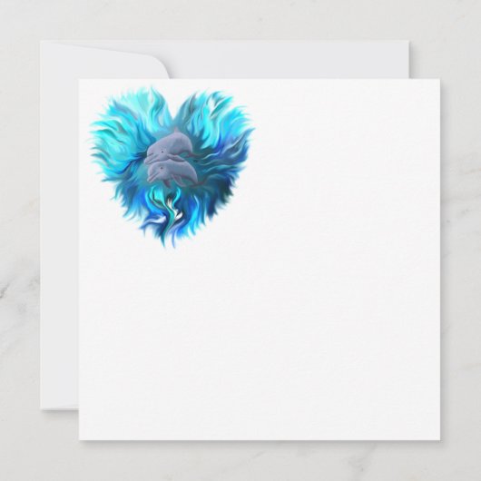 Paar van dolfijnen (Achterkant)