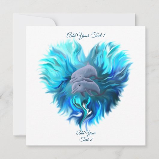 Paar van dolfijnen (Voorkant)