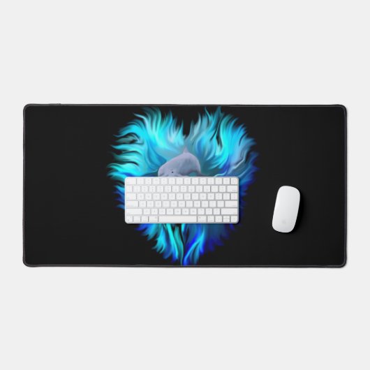 Paar van dolfijnen bureaumat (Keyboard & Muis)