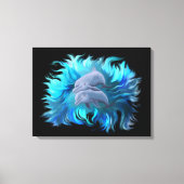 Paar van dolfijnen canvas afdruk (Voorkant)