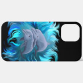 Paar van dolfijnen Case-Mate iPhone case (Achterkant (horizontaal))