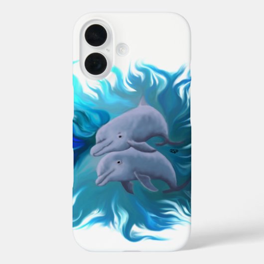 Paar van dolfijnen Case-Mate iPhone case (Achterkant)