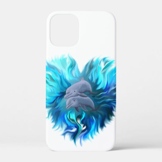 Paar van dolfijnen Case-Mate iPhone case (Achterkant)