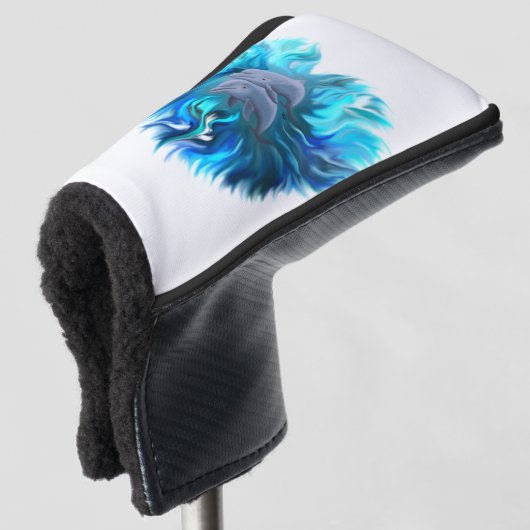 Paar van dolfijnen golfheadcover (3/4 voorkant)
