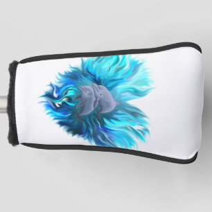 Paar van dolfijnen golfheadcover