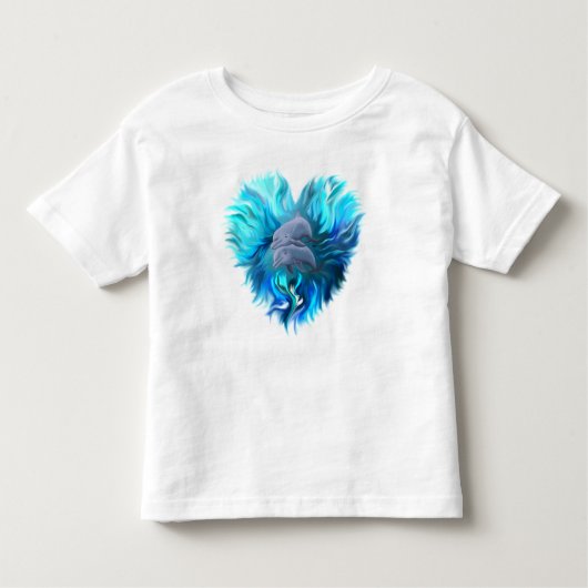 Paar van dolfijnen kinder shirts (Voorkant)