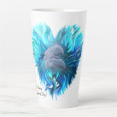 Paar van dolfijnen latte mok (Voorkant)