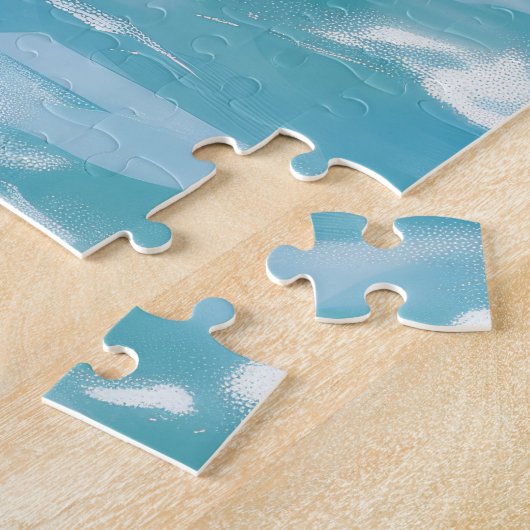 Paar van dolfijnen legpuzzel (Zijkant)