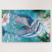 Paar van dolfijnen legpuzzel (Horizontaal)