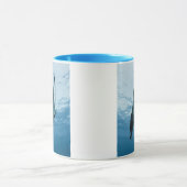 Paar van dolfijnen mok (Midden)