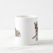 Paar van Duitse herderhonden Koffiemok (Center)