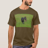 Paar van Duitse herders T-shirt (Voorkant)