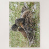 Paar van eenden Canoodling - liefde en affectie Legpuzzel (Verticaal)