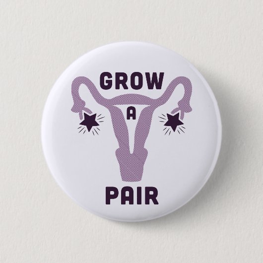 Paar [van eierstokken] Pinback-Button kweken Ronde Button 5,7 Cm (Voorkant)