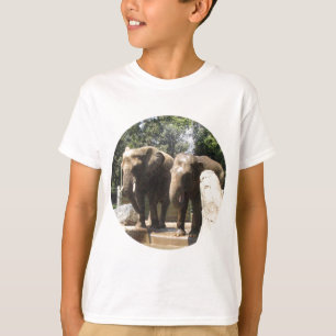 Paar van Elephants Kind T-shirt