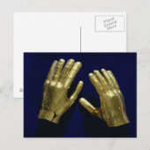 Paar van funeraire handen, uit Peru, c.200-c.800 Briefkaart (Voorkant / Achterkant)