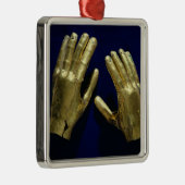 Paar van funeraire handen, uit Peru, c.200-c.800 Metalen Ornament (Rechts)