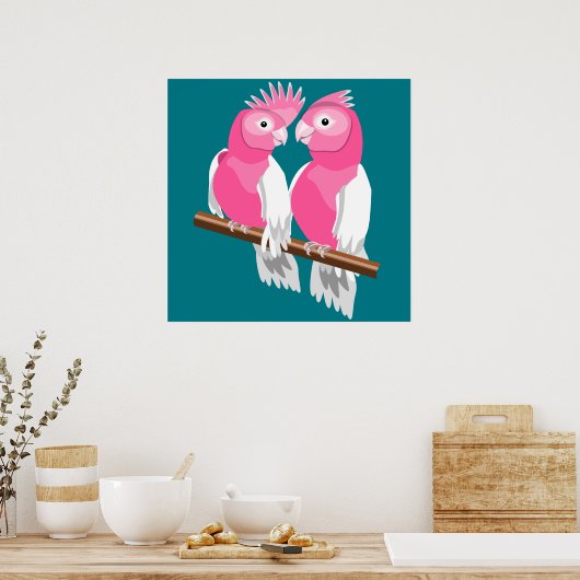Paar van Galahs Poster (Keuken)