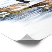 Paar van ganzen poster (Hoek)