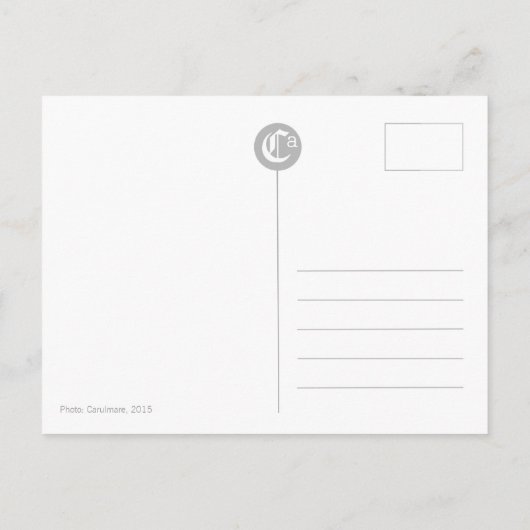 Paar van grote kruiden CC0757 Briefkaart (Achterkant)