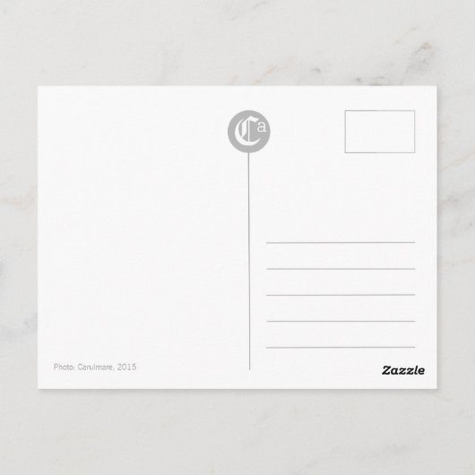 Paar van grote kruiden CC0757 Briefkaart (Achterkant)