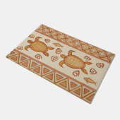 Paar van Honu Hawaiian Zee Turtle tribal door Mat (Schuin)