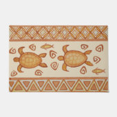 Paar van Honu Hawaiian Zee Turtle tribal door Mat (Voorkant)