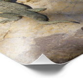 Paar van Iguanas Tropical Wildlife Photography Foto Afdruk (Hoek)