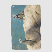 Paar van Iguanas Tropical Wildlife Photography Golfhanddoek (Voorkant)