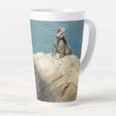 Paar van Iguanas Tropical Wildlife Photography Latte Mok (Rechterhoek)