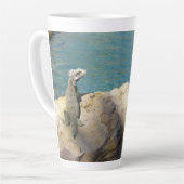 Paar van Iguanas Tropical Wildlife Photography Latte Mok (Linkerhoek)