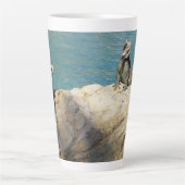 Paar van Iguanas Tropical Wildlife Photography Latte Mok (Voorkant)