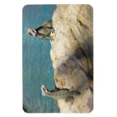 Paar van Iguanas Tropical Wildlife Photography Magneet (Verticaal)