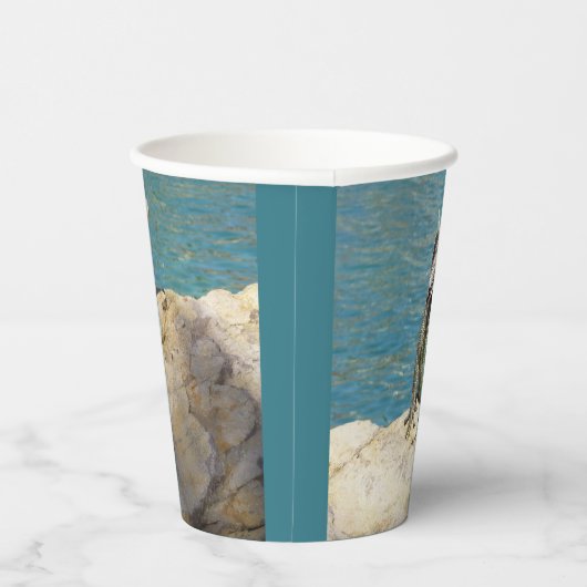 Paar van Iguanas Tropical Wildlife Photography Papieren Bekers (Rechts)