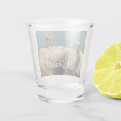 Paar van Iguanas Tropical Wildlife Photography Shot Glas (Achterkant)