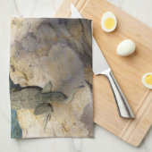 Paar van Iguanas Tropical Wildlife Photography Theedoek (Quarter Fold)