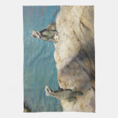 Paar van Iguanas Tropical Wildlife Photography Theedoek (Verticaal)