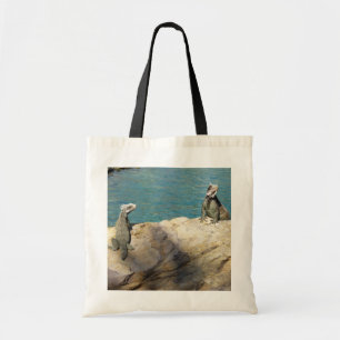 Paar van Iguanas Tropical Wildlife Photography Tote Bag