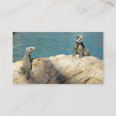 Paar van Iguanas Tropical Wildlife Photography Visitekaartje (Achterkant)