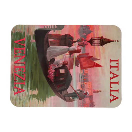 Paar van Italia Venezia Magneet (Horizontaal)