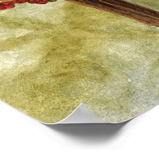 Paar van kardinalen poster (Hoek)