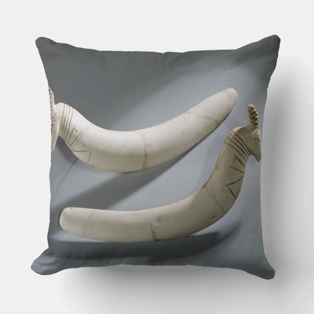 Paar van kastanjes, dunne periode (hippopotamus iv kussen (Voorkant)