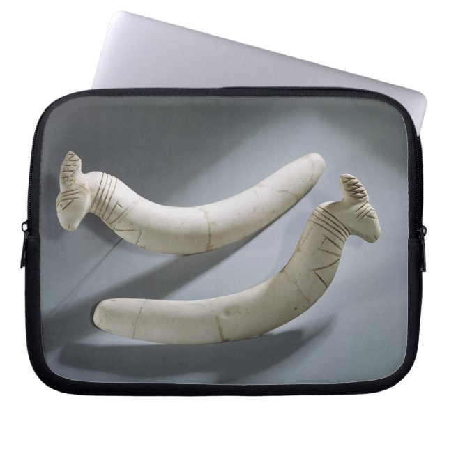 Paar van kastanjes, dunne periode (hippopotamus iv laptop sleeve (Voorkant)