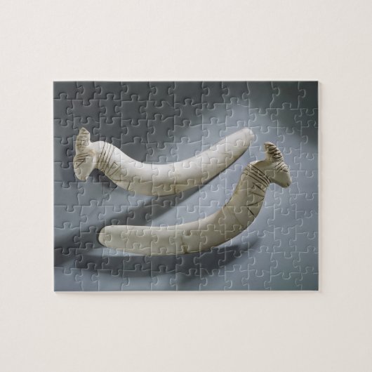 Paar van kastanjes, dunne periode (hippopotamus iv legpuzzel (Horizontaal)