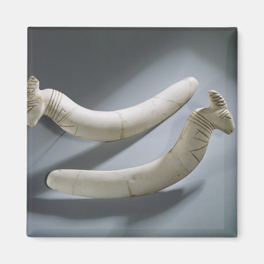 Paar van kastanjes, dunne periode (hippopotamus iv magneet (Voorkant)