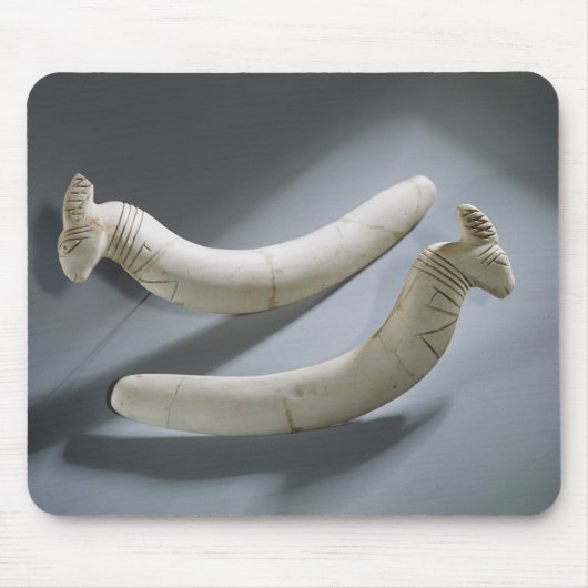 Paar van kastanjes, dunne periode (hippopotamus iv muismat (Voorkant)