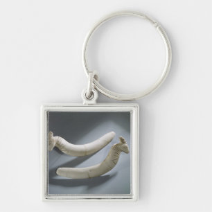 Paar van kastanjes, dunne periode (hippopotamus iv sleutelhanger